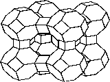 Structure of A-zeolite